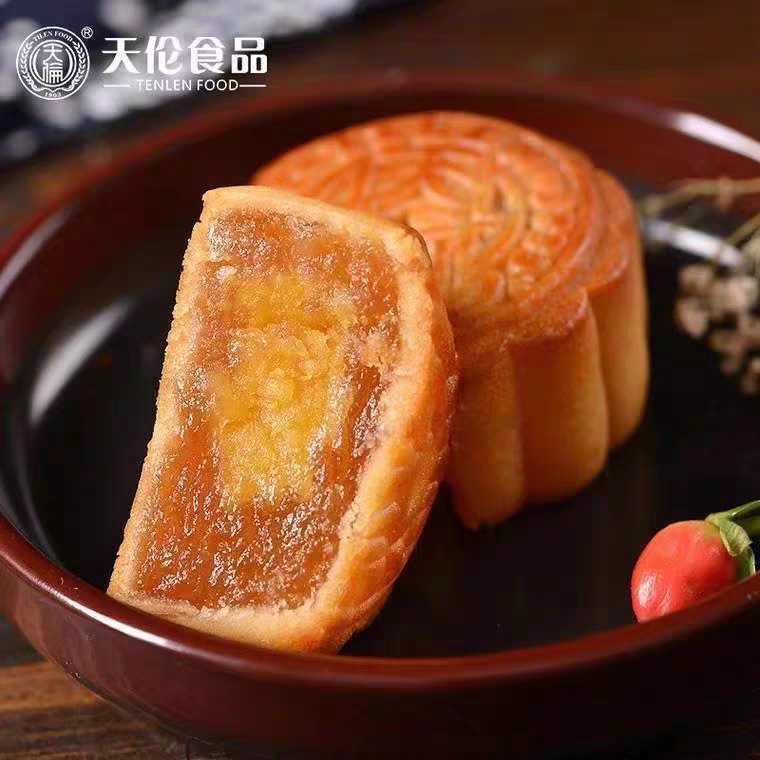 四川天伦月饼广式蛋黄莲蓉豆沙牛肉腊肉多口味散装中秋节糕点