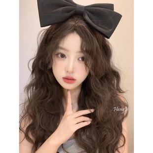 哼唧假发女长发全头套式羊毛卷假发长卷发Lolita自然逼真长卷发