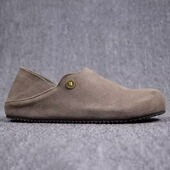 一脚蹬勃肯鞋 男网红ins两穿舒适上班通勤包头百搭沙滩轻便豆豆鞋