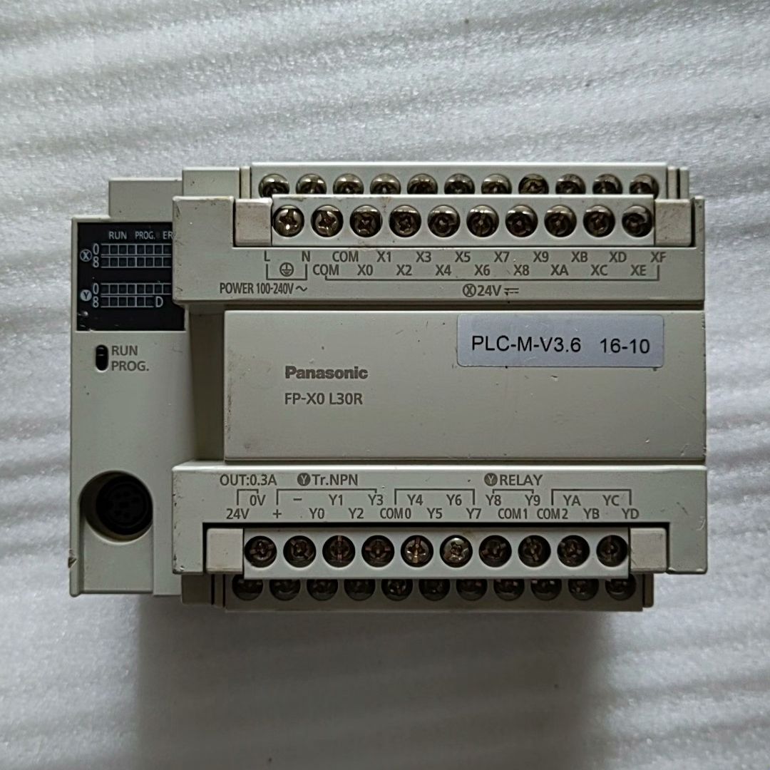 PLC、AFPX0L30R-F刚拆机成色如图完好无损