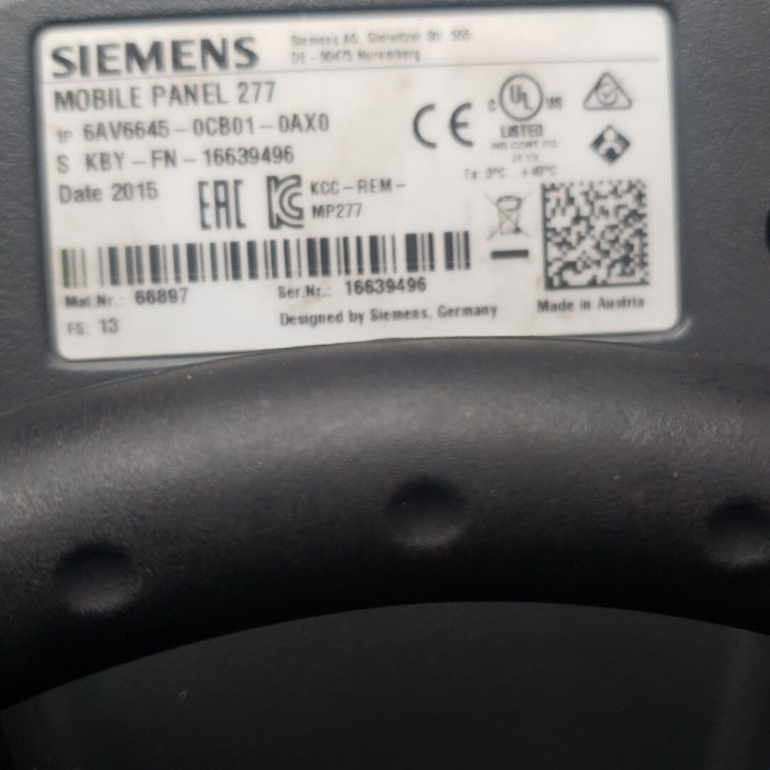 6AV6645-0CB01-0AX0移动面板触摸屏