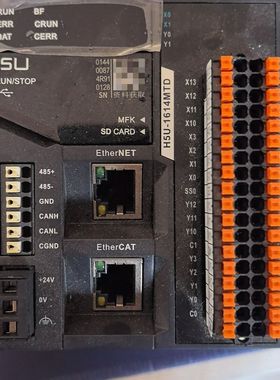 汇川INOVANCE H5U-1614MTD PLC模块 支