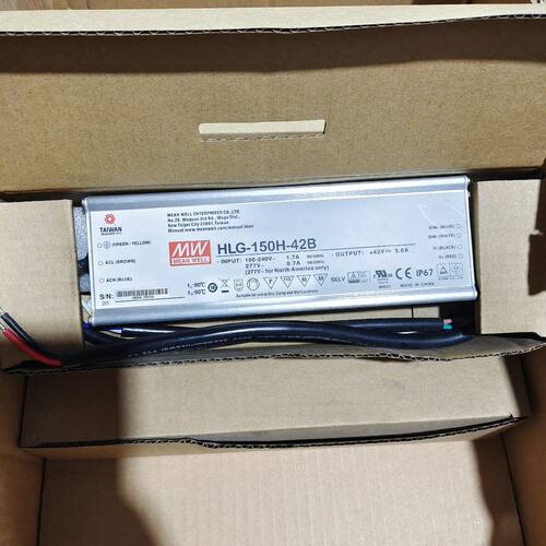 HLG-150H-42B、台湾明纬LED驱动防水电源42V3