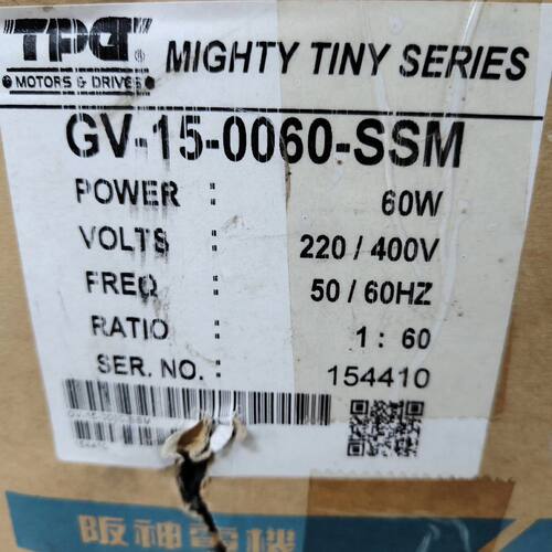 TPG电机马达3-P什ASE GV-15-0060-SSM