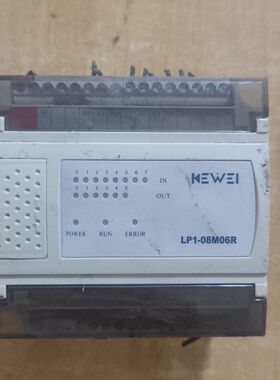 科威PLC LP1-08M06R 拆机件 功能正常。输入点8