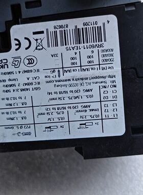 断路器 3RV6011-1EA15