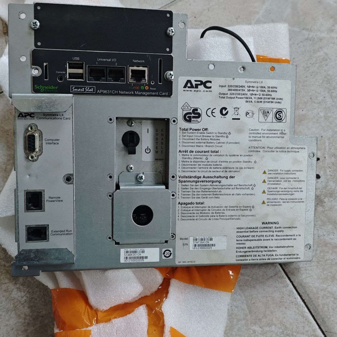 网络管理卡 AP9631CH Symmetra LX通