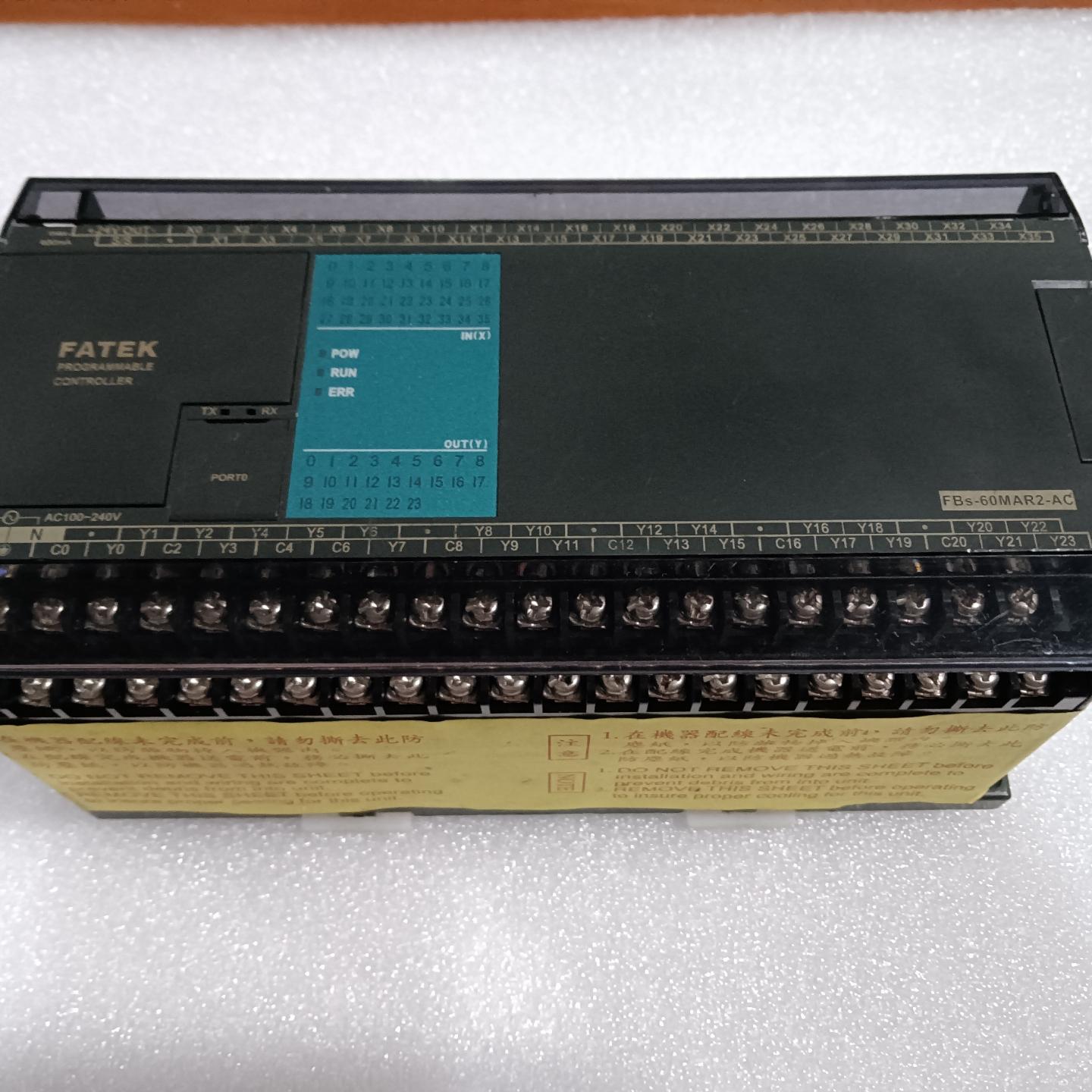 永宏PLC     FBs-60MAR2-AC   拆机