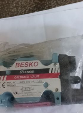 韩国BESKO液压电磁阀KS-G03-2B-2没开封