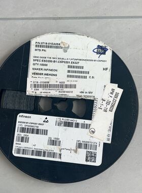 英飞凌TVS二极管ESD200-B1-CSP0201 16K