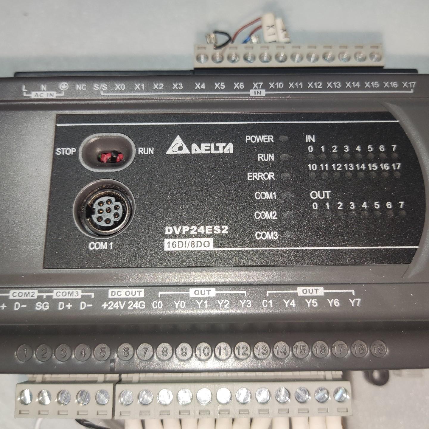 台达plc拆机件 DVP24ES200R 成色新包好