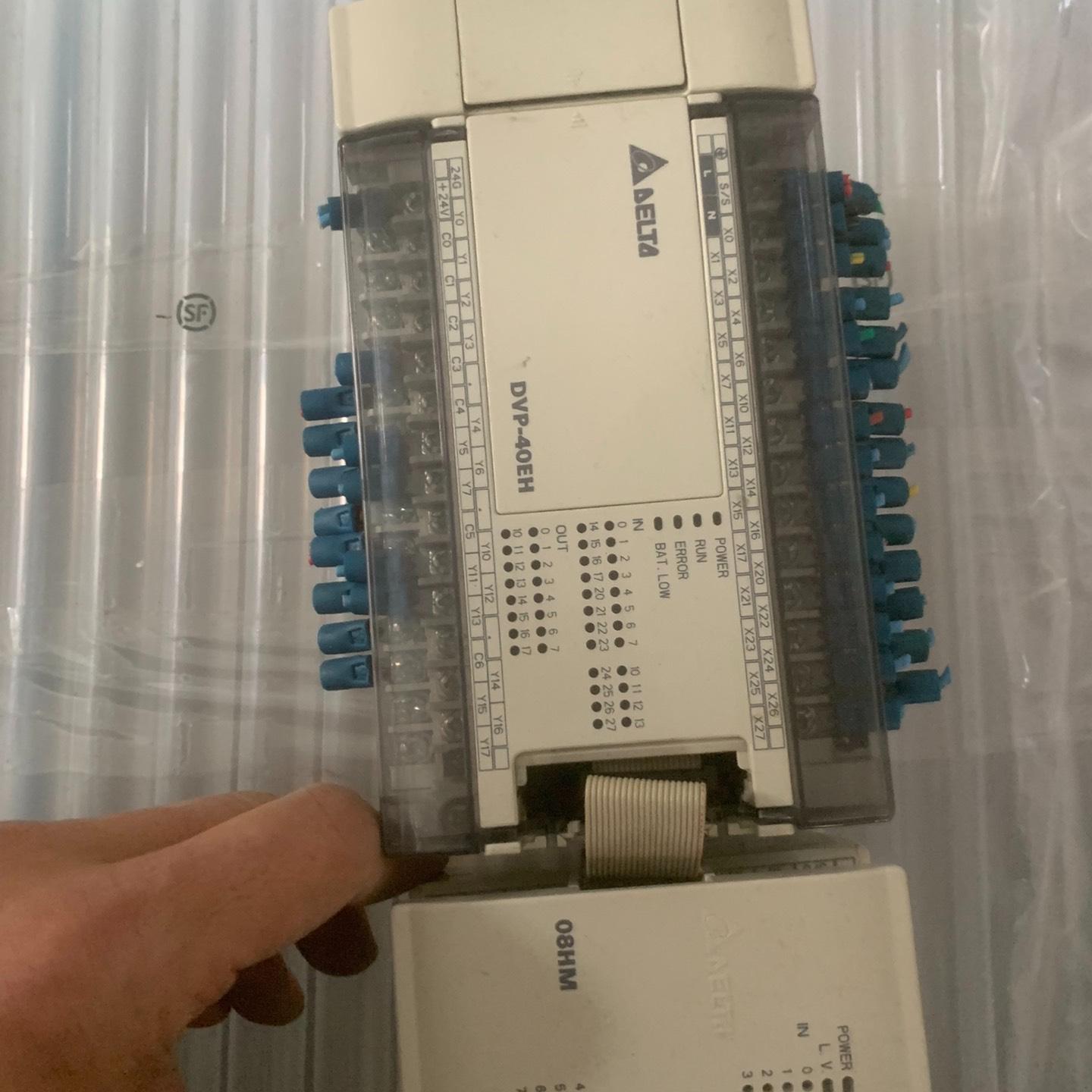 台达PLC-DVP40EH00R2带扩展DVP08HM11N