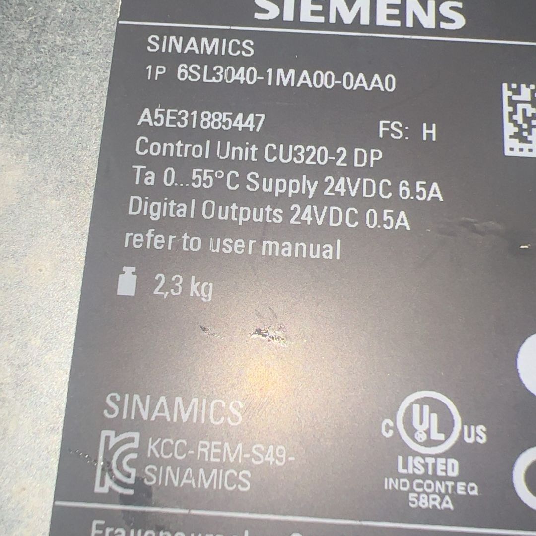 6SL3040-1MA01-0AA0 CU320-2DP