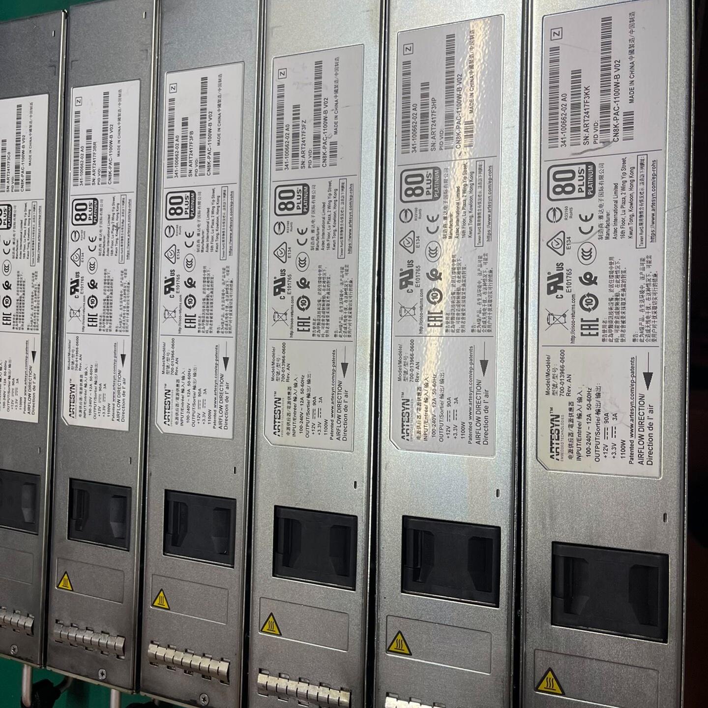 CN8K-PAC-1100W-B  PN：341-10