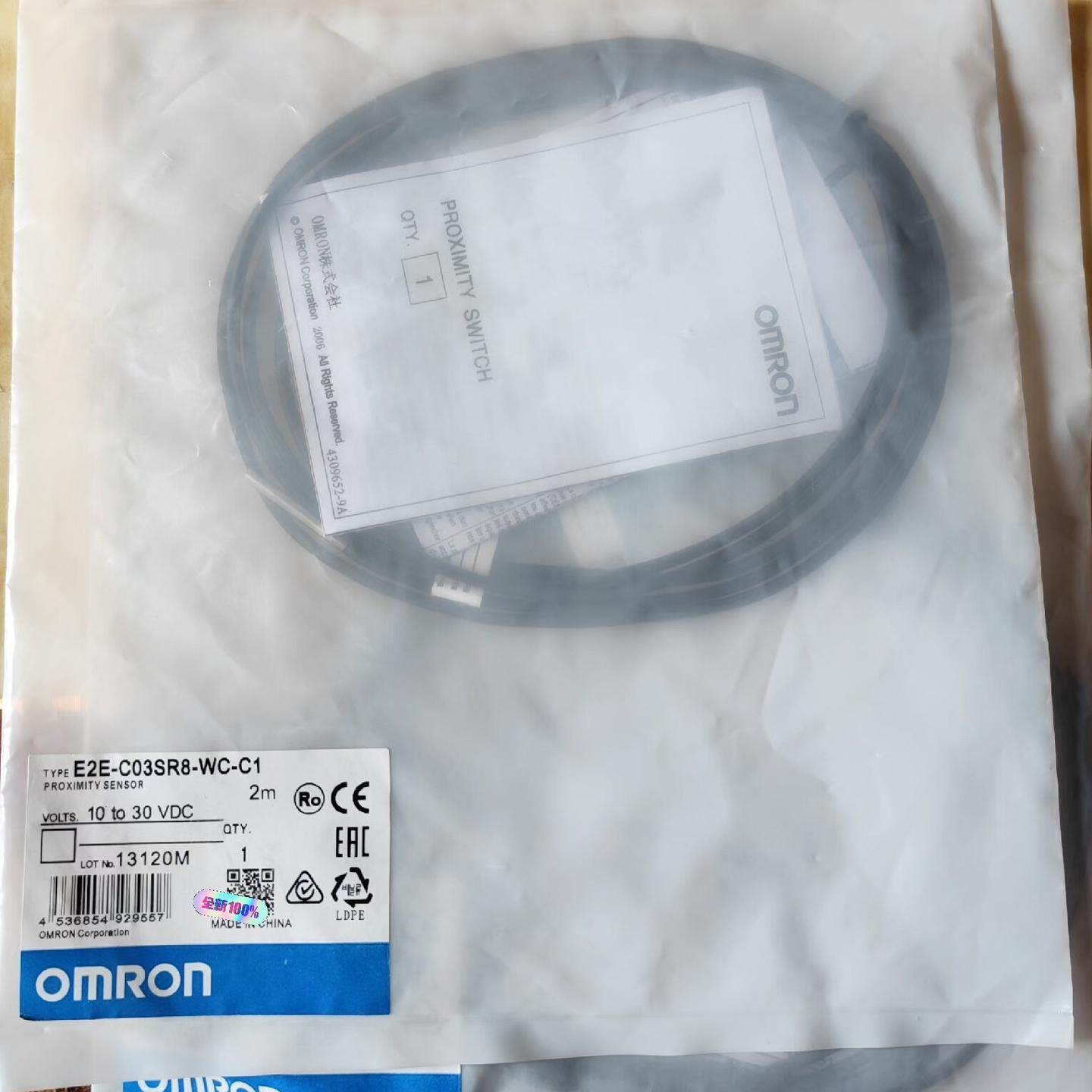 小型传感器E2E-C03SR8-WC-C1  NPN常