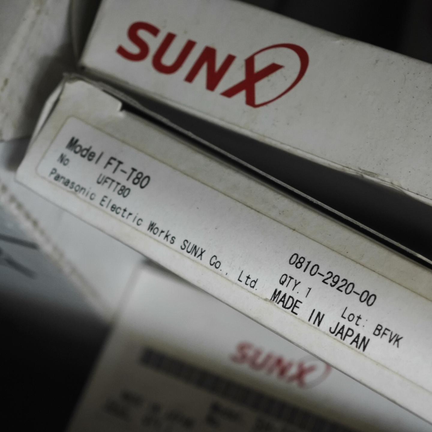 【SUNX】【光纤传感器】型号FT-T80  日本制