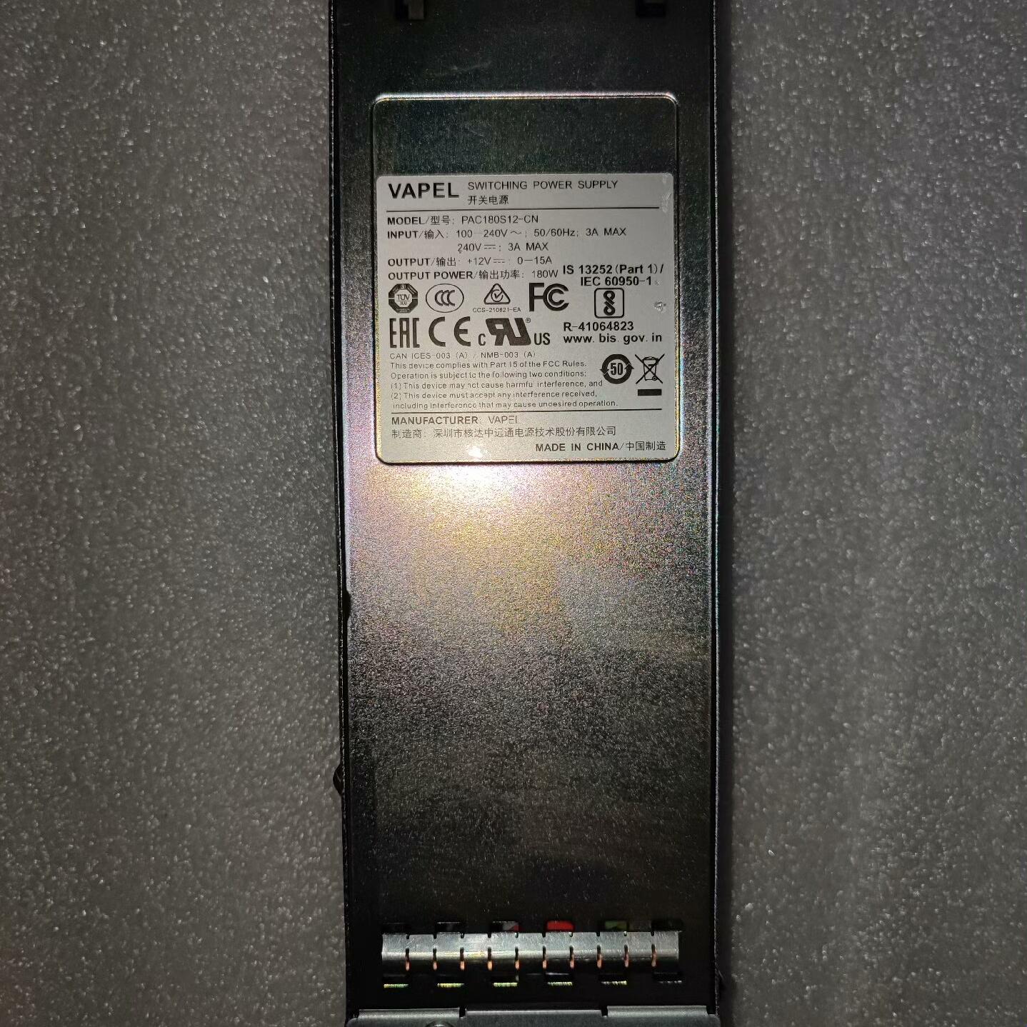 开关电源PAC180S12-CN 有量