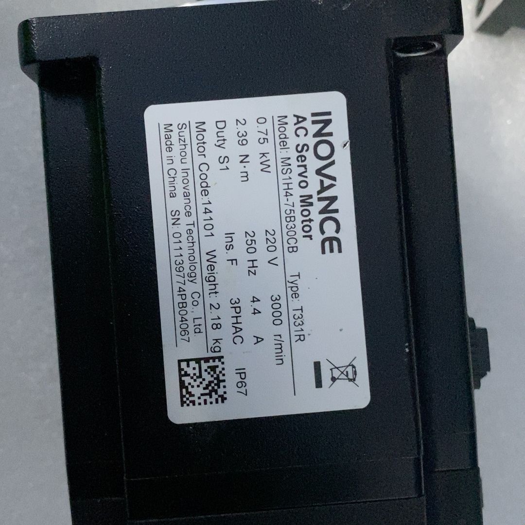汇川INOVANCE伺服电机MS1H4-75B30CB-T3