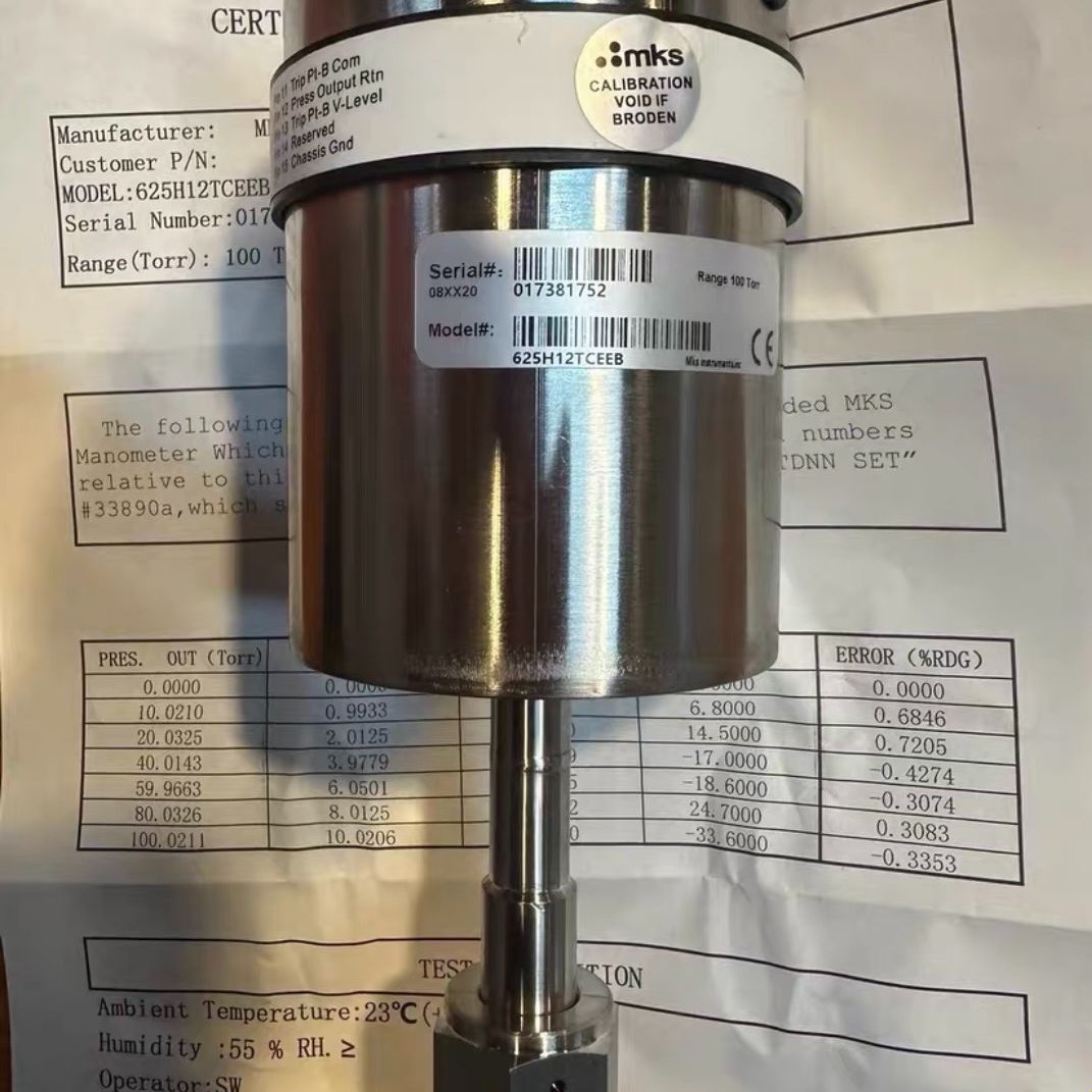 MKS真空计625H12TCEEB 测量范围100 Torr