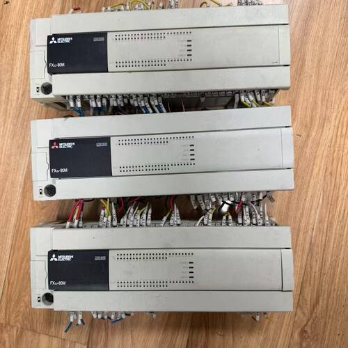 FX3U-80MR/ES-A拆机plc实物图拍摄功能