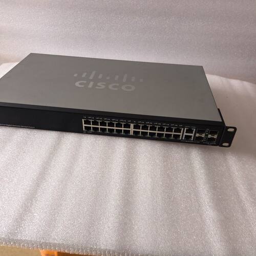 Cisco/ SG500-28  24口千兆+4光口 三