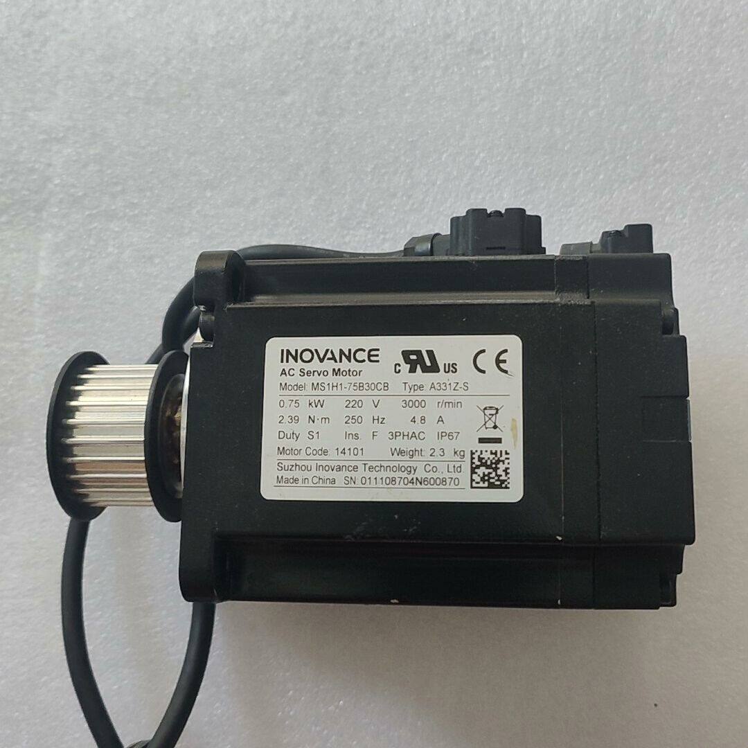 汇川MS1H1-75B30CB电机 拆机件 功能包好 成色如