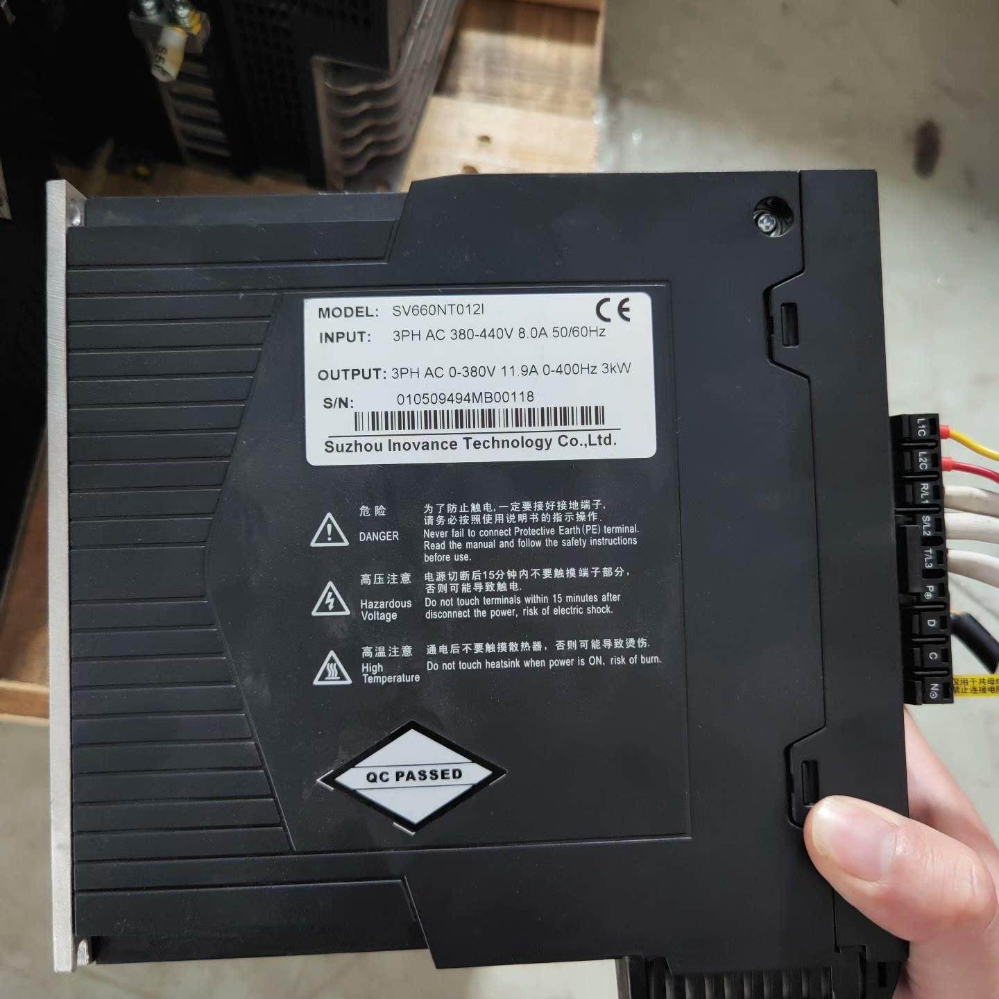 汇川3KW驱动器SV660NT012I 拆机 成色轻微使
