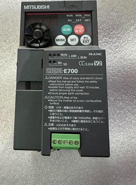 变频器FR-E720-0.2K非常漂亮充新 功能包好 运
