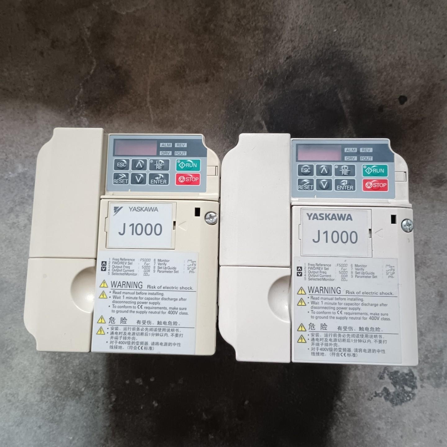安川变频器J1000 CIMR-JB4A0004BBA 1.