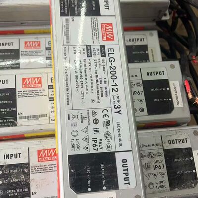 明纬ELG-200-12-3Y防水开关电源12V恒流恒压LE