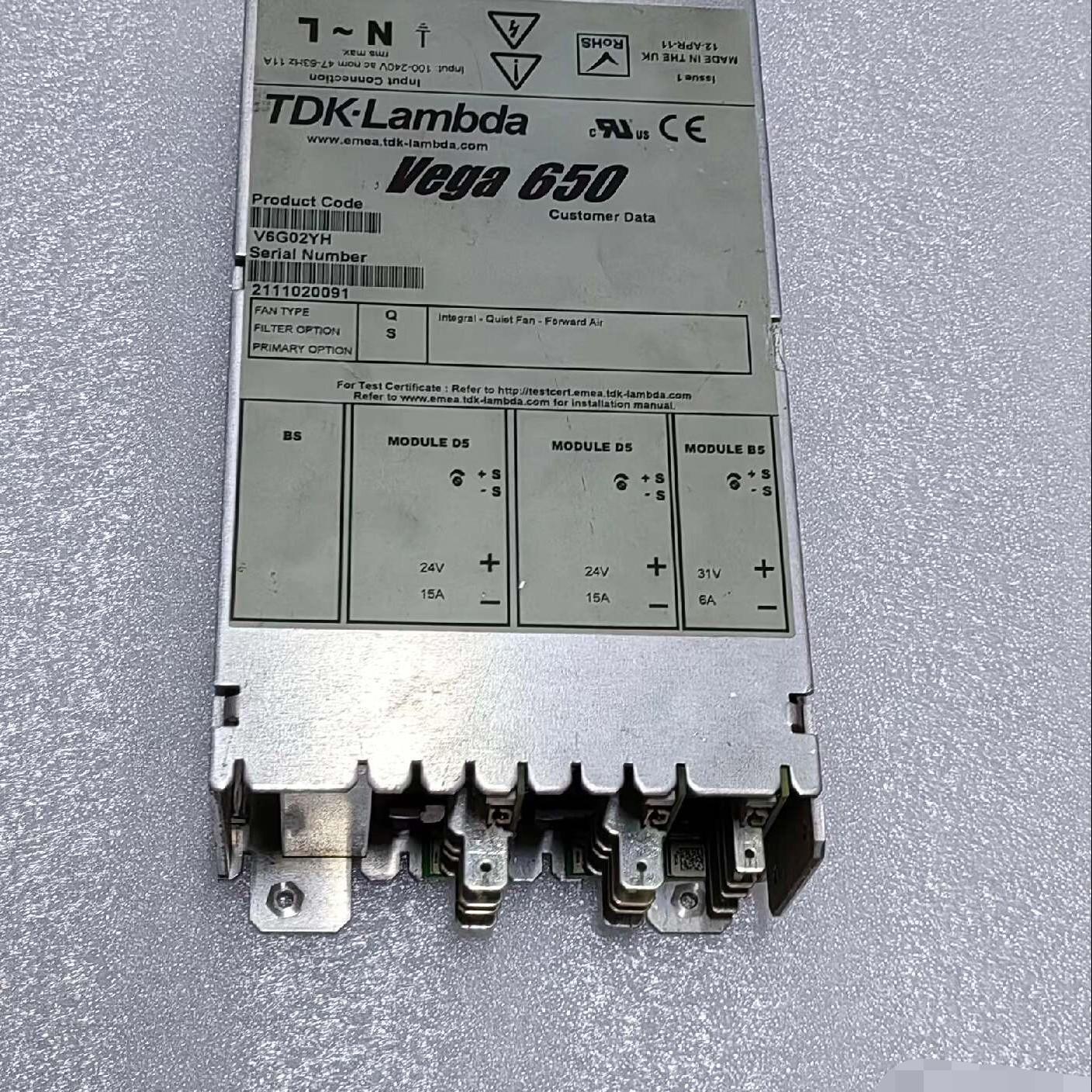 TDK-Lambda Vega650 V6G02YH【】