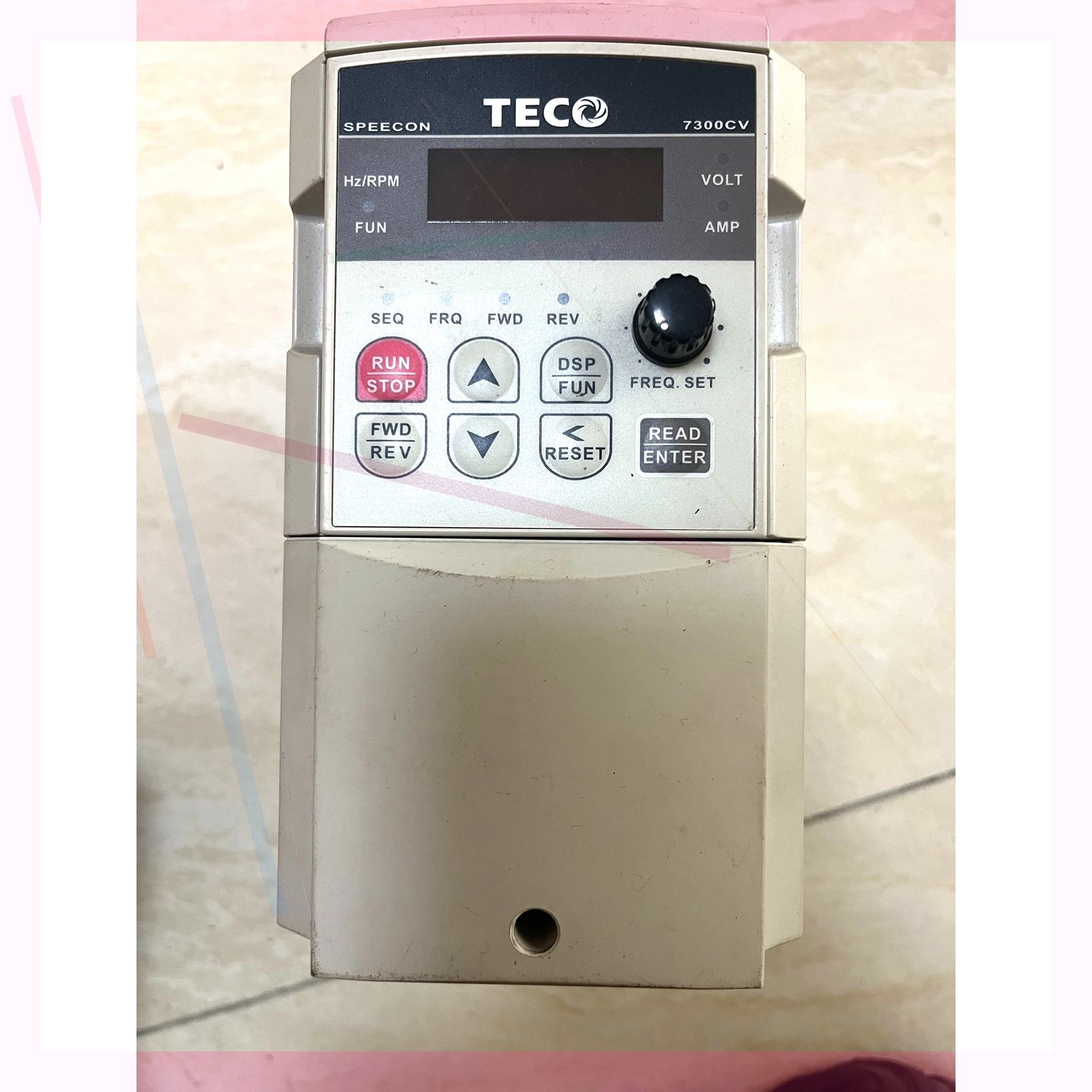东元变频器7300CV 200-240V 实物图JNTHBC
