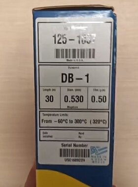 125-1037 J&W DB-1 气相色谱柱 30