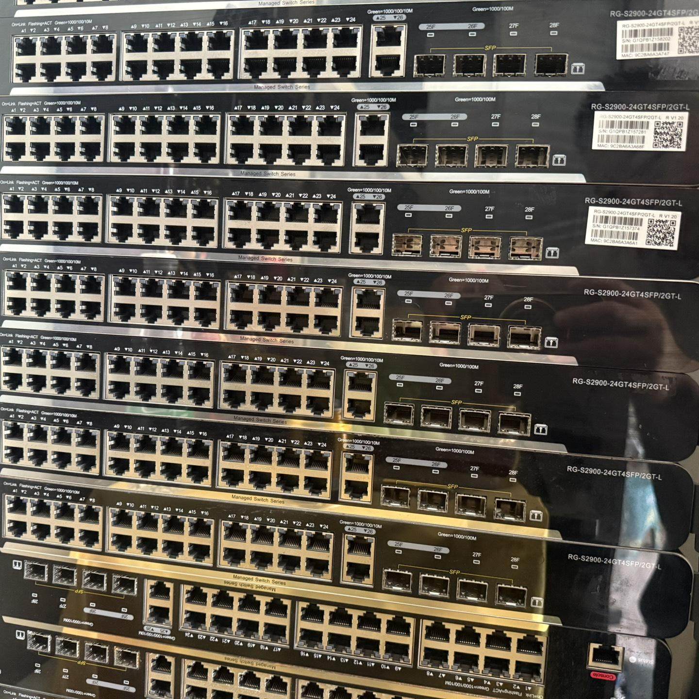RG-S2900-24GT4SFP/2GT-L二层管理型
