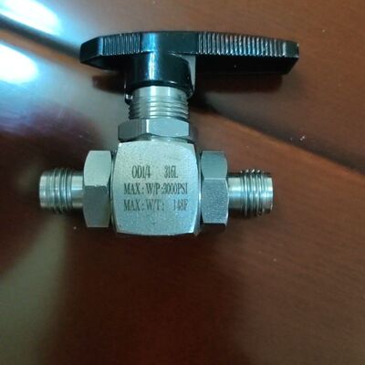 316两通球阀 卡套球阀 高压球阀3000psi 1/4双卡