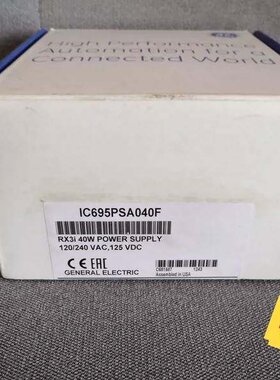GE 模块 IC695PSA040F