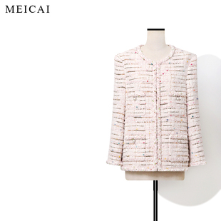 绝美璀璨莫奈玫瑰园经典 限定 廓形手工坊小香外套 新品 美裁