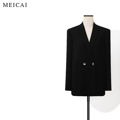 美裁 日本三醋酸+冰霸里布 抗皱垂顺麻肌理感极简显瘦西装