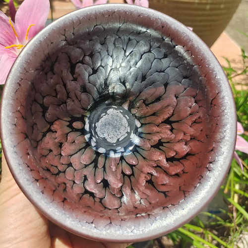 点茶碗宋代点茶建盏碗抹茶碗大兔毫油滴建盏点茶教学器具套装12.5