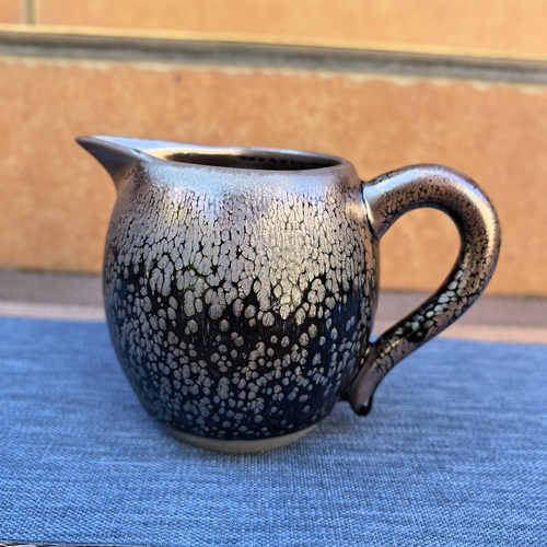 建盏茶具公道杯原矿铁胎纯手工