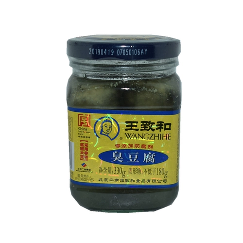 Wang Zhihe Stinky Tofu Bean Couns Paste 330 г/бутылка вонючие корицы горячее горшок зеленый квадратный плесень Тофу сок маринованный материал