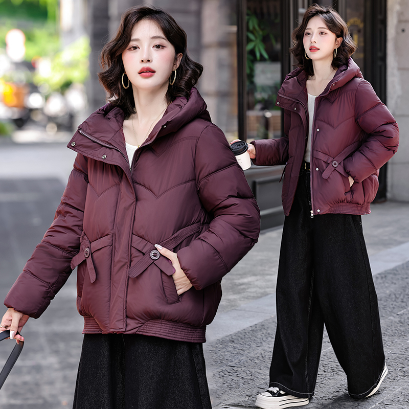 冬季羽绒棉服2025短款棉衣新款时尚小个子洋气棉袄加厚保暖外套女