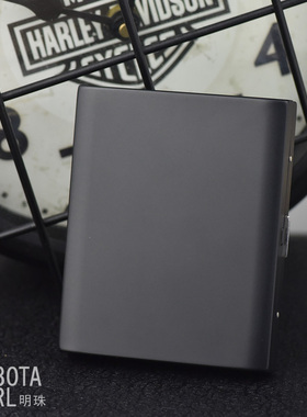 日本正品原装TSUBOTA PEARL明珠烟盒商务高档抗压男士烟盒可装细