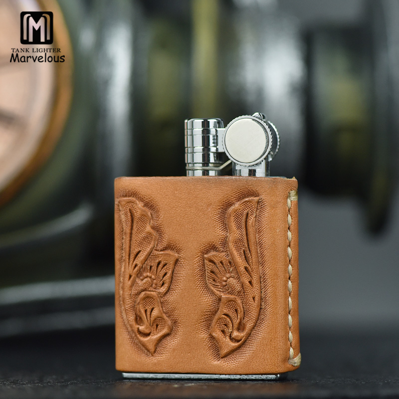 日本进口原装玛乐思Marvelous真皮TADY收藏打火机男士高档礼品
