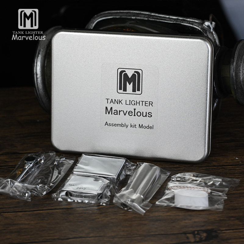 日本原装进口玛乐思Marvelous煤油打火机DIY套装送男士礼物收藏品