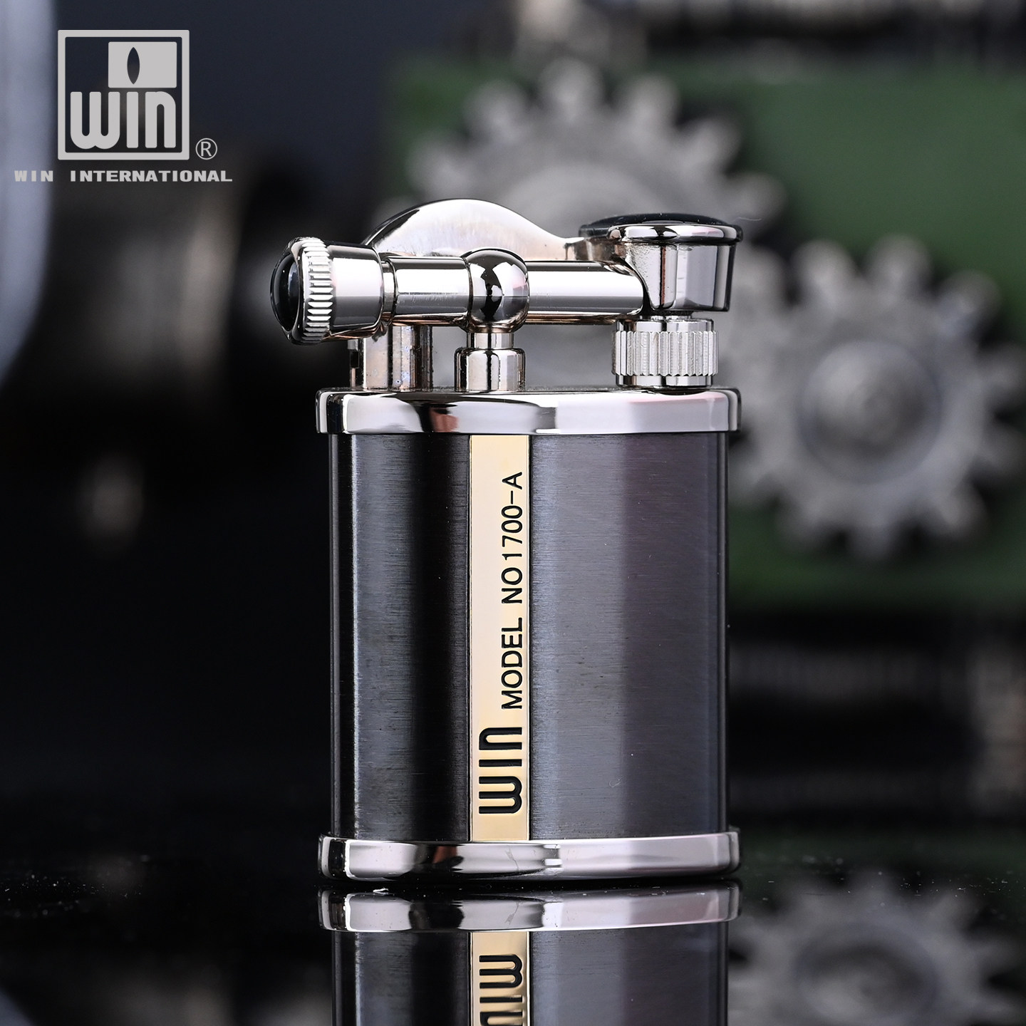 日本原装进口WIN胜利威恩1700系列复古抬臂煤油打火机收藏送礼品