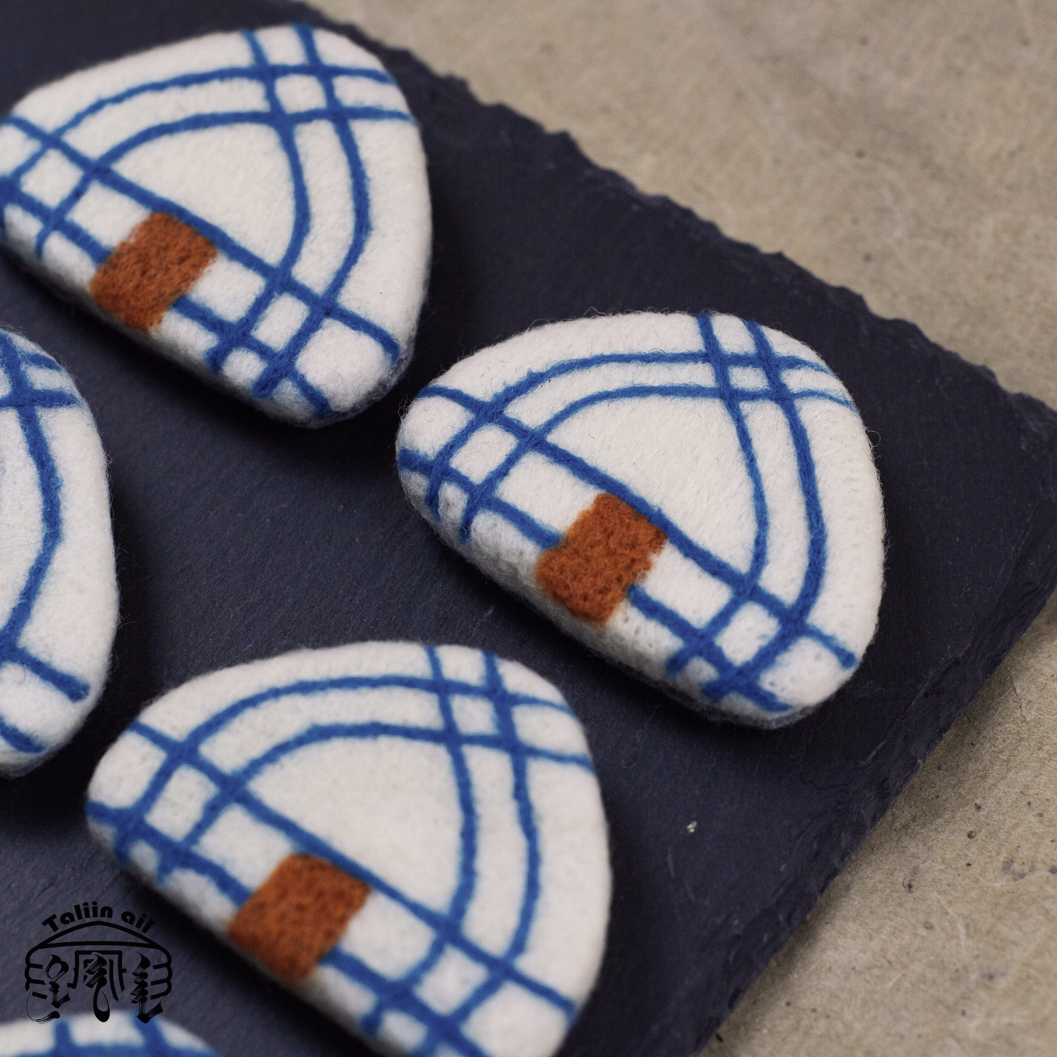 Taliinail塔林艾力蒙古包羊毛毡胸针冰箱贴