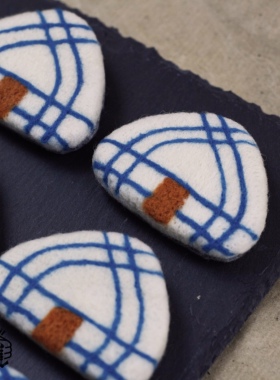 Taliinail塔林艾力蒙古包羊毛毡胸针冰箱贴