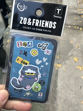 韩国直邮~ZO&friends～交通卡～