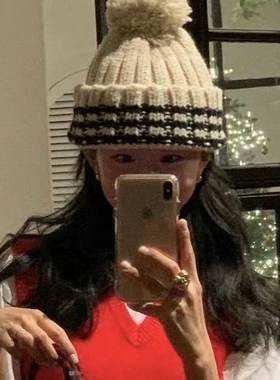 韩国直邮～潮牌八奶barnnet毛线帽～帽围54深20